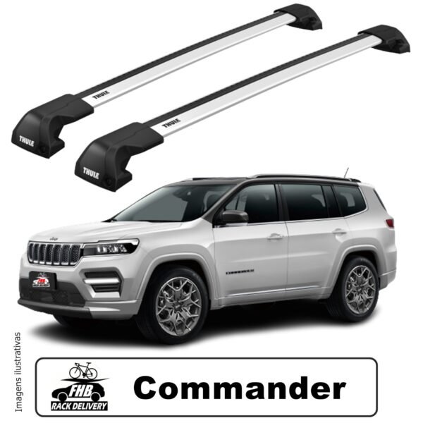 Rack Thule Edge Flush Rail 7206 para Jeep Commander 2022