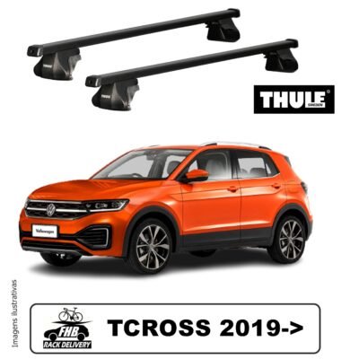 Rack de Teto Thule T-Cross 2019 em Diante - Smartrack Squarebar 784
