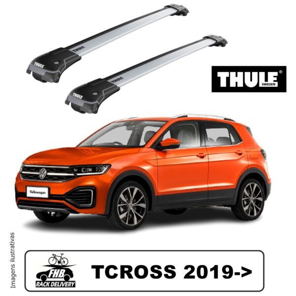 Rack de Teto Thule T-Cross 2019 em Diante - Wingbar Edge