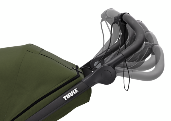 Carrinho Esportivo Passeio Thule Urban Glide 2 Black/Cypress Green - Image 9