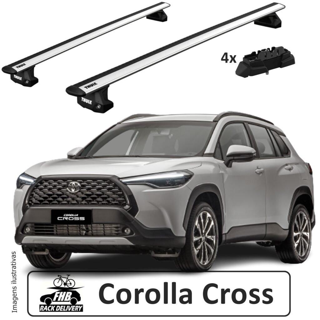 Rack Thule Wingbar Evo para Toyota Corolla Cross 2021>
