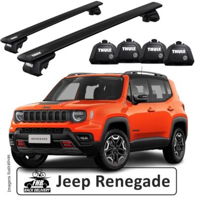 Rack Thule Wingbar Evo Black para Jeep Renegade 2023