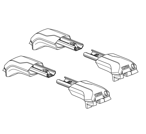 Base Rack Thule Raised Rail Edge 7204 - Image 3