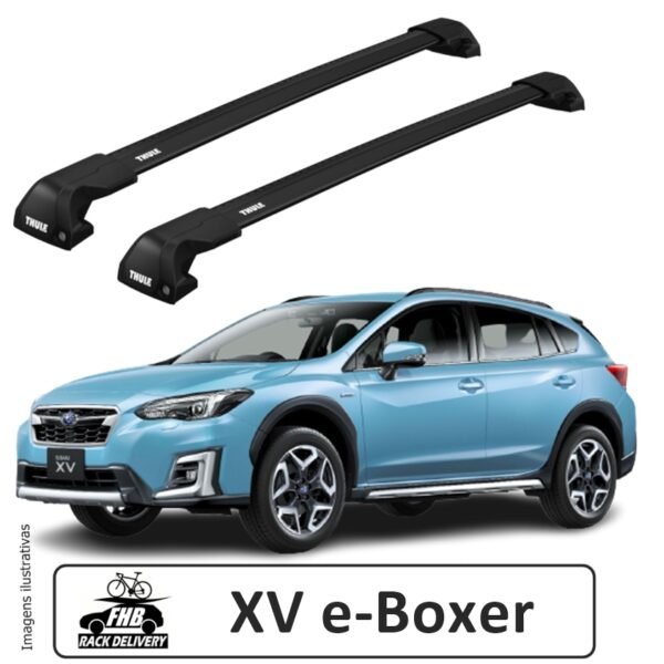 Rack Thule Edge Black Flush Rail 7206 para Subaru XV e-Boxer 2023