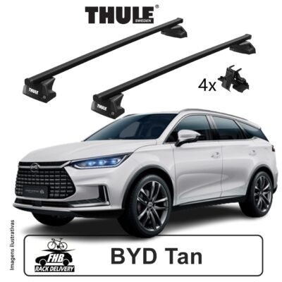 Rack Thule SquareBar Evo Flush Rail 7106 para BYD Tan 2022>