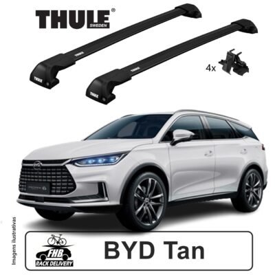 Rack Teto Thule Edge Flush Rail Black para BYD Tang 2022>