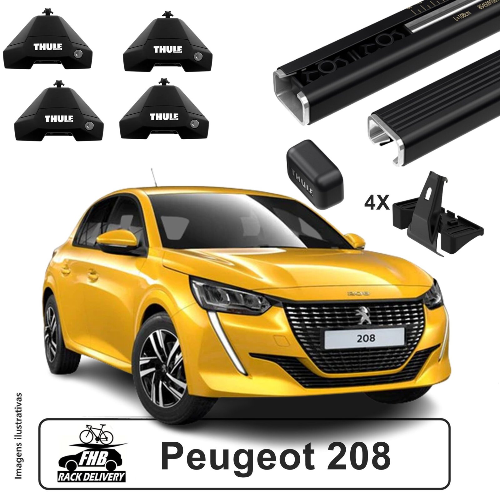 peugeot 208 bike rack