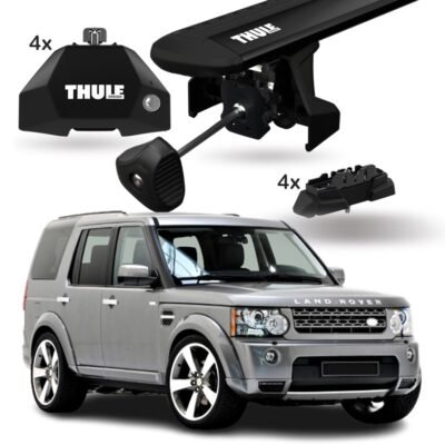 Rack Thule  Ponto Fixo Wingbar Evo Black para Discovery 2009 - 2017