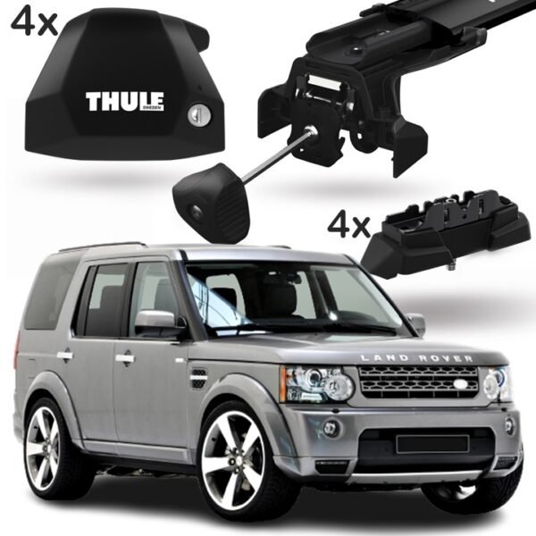 Rack Thule Ponto Fixo Fixpoint Edge Black para Discovery 2009 - 2017