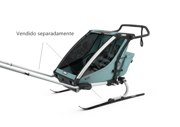 Trailer Carrinho para Crianças Thule Chariot Cross 2 Alaska - Assentos - Image 10