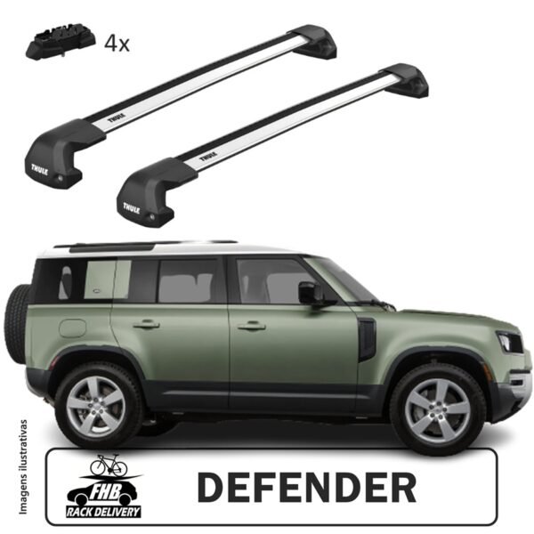Rack Thule para Ponto fixo Fixpoint Edge para Defender 90/110/130 2020-