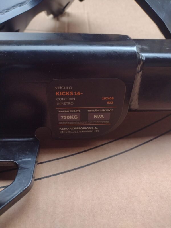 Engate de Reboque Keko k1 Para Nissan Kicks 16/21- USADO - Image 2