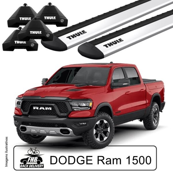 Rack de Teto para Dodge Ram 1500 2019 ->