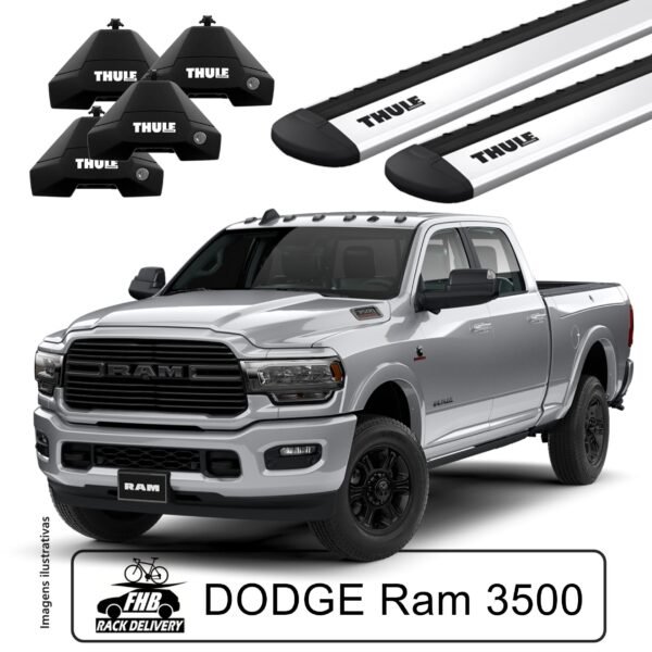 Rack de Teto  para Dodge Ram 3500 2019 ->