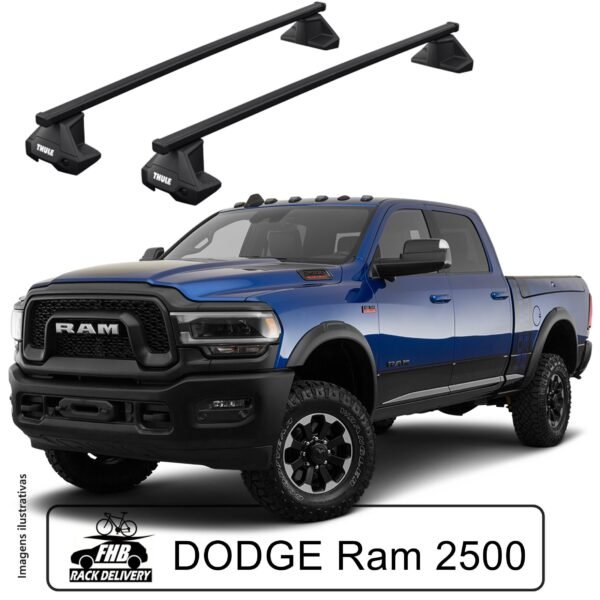 Rack Thule Squarebar para Dodge Ram 2500 2019 ->