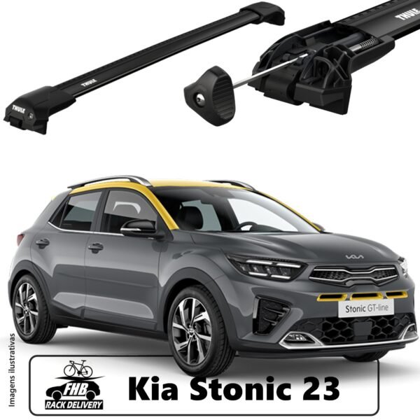 Rack Thule Edge Raised Rail Black 7204 para KIA Stonic 2023