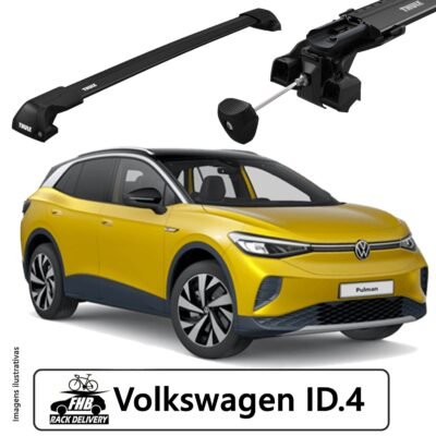 Rack Teto Thule Edge Black para Volkswagen ID.4 2023