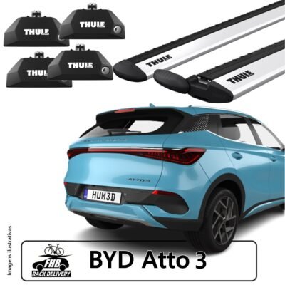 Rack Thule Evo WingBar Evo para BYD Atto 3 SUV 2022-