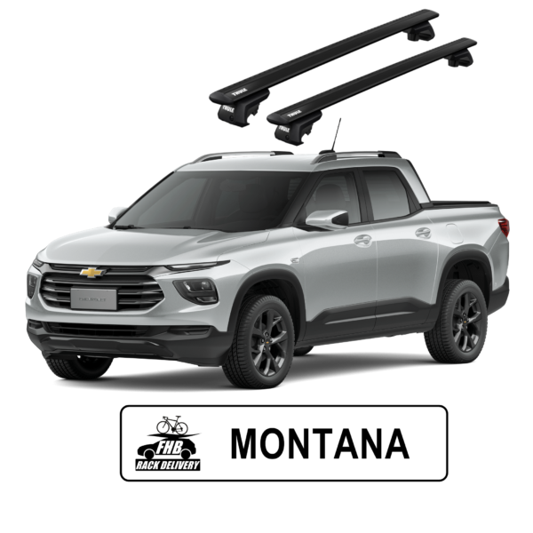 Rack Thule Wingbar Evo Black Chevrolet Montana 2023