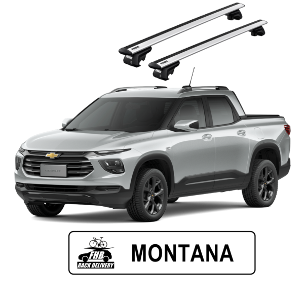Rack Thule Wingbar Evo Black Chevrolet Montana 2023