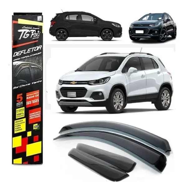 Calha De Chuva Para Chevrolet Tracker 13/19 Tg Poli