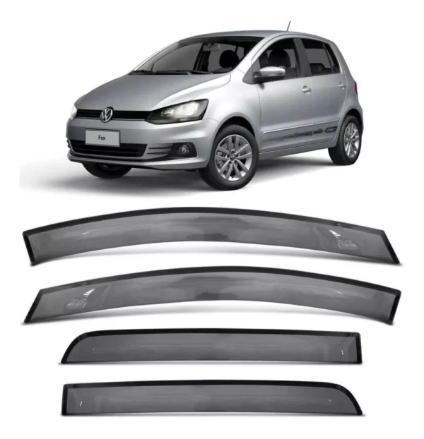 Calha Inteiriça TG poli /Slim VW Fox-Crossfox-Space-Fox 04/22 4P