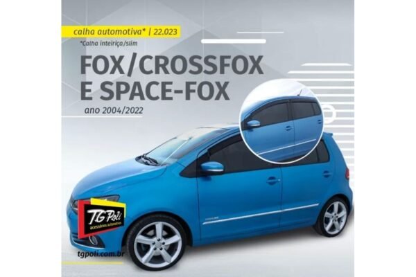 Calha Inteiriça TG poli /Slim VW Fox-Crossfox-Space-Fox 04/22 4P - Image 5