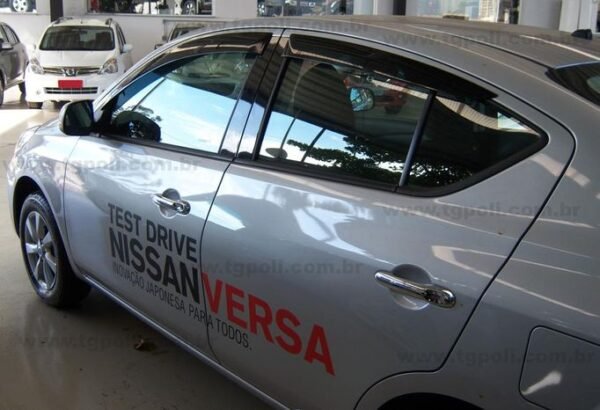 Calha De Chuva Nissan Versa 11/20 E V-drive 20/21 Tgpoli - Image 2