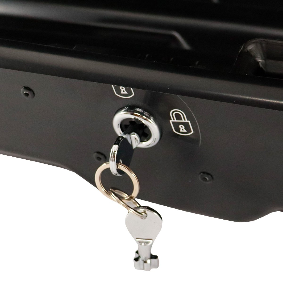 Aluguel Bagageiro Farad Koral 480 Litros Preto Fosco - Imagem 4