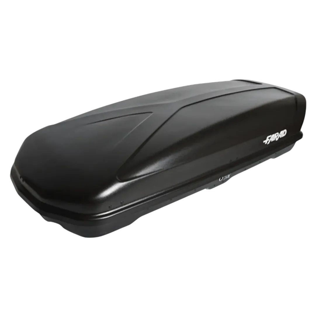 Aluguel Bagageiro Farad Koral 480 Litros Preto Fosco