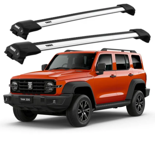 Rack Thule Edge 7204 Prata para Great Wall Tank 300 SUV 2023-