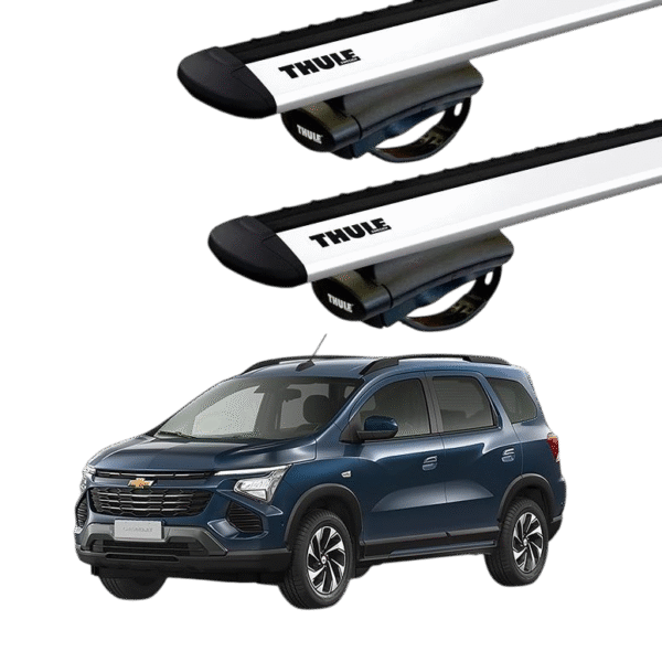 Aluguel Rack Thule Wingbar para Chevrolet Spin 2012 até 2026