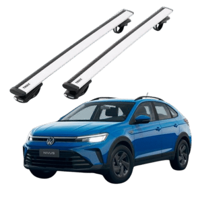 Aluguel Rack Thule Wingbar para VW Nivus com Trilhos no Teto