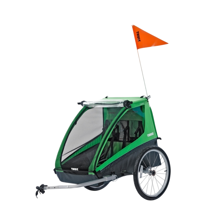 Aluguel Bike Trailer Thule Cadence Verde 2 Assentos
