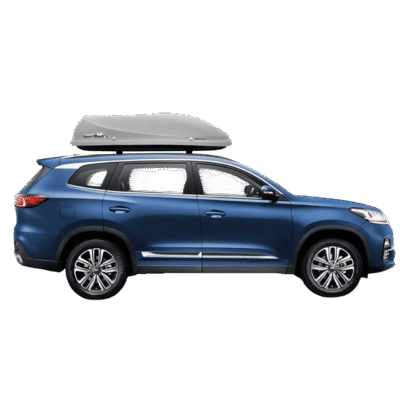 Aluguel Rack e Bagageiro Sportrack 450 Litros Chery Tiggo 8 - Cor Prata