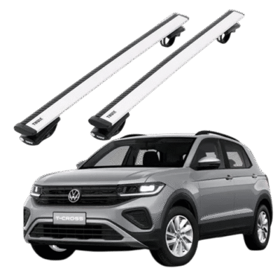 Aluguel Rack Thule Wingbar para VW Tcross 2019-